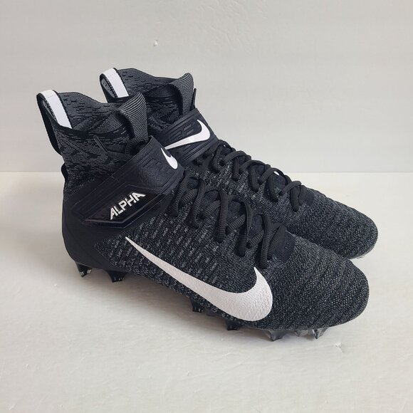 NEW Nike Alpha Menace Elite 2 Football Cleats AO3374-001 Size 14 Black main image 7